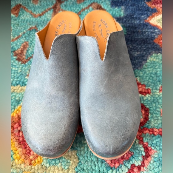 KORK-EASE Para Mule 9- denim blue leather. Worn twice. Beautiful and comfy! - Picture 2 of 5
